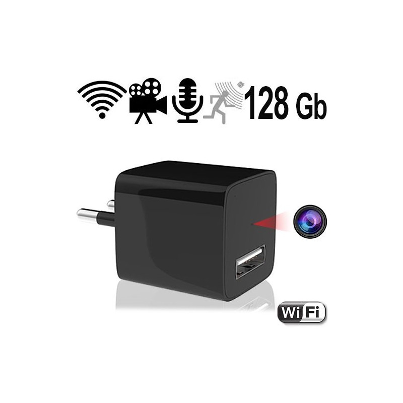 WIFI HD-SpyCam im Mini-USB-Netzteil WIFI HD-SpyCam im Mini-USB-Netzteil