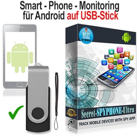 Secret-SPYPHONE für Android auf USB-Stick - Handy-Abhörgeräte - Bild 1