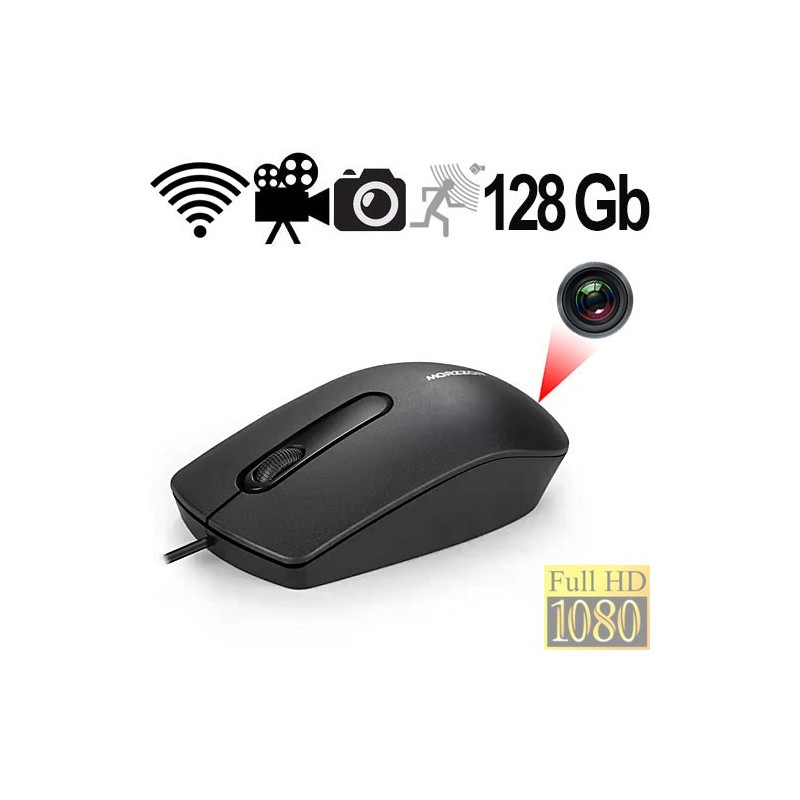 IP-HD-Spycam in PC-Maus, 128 Gb