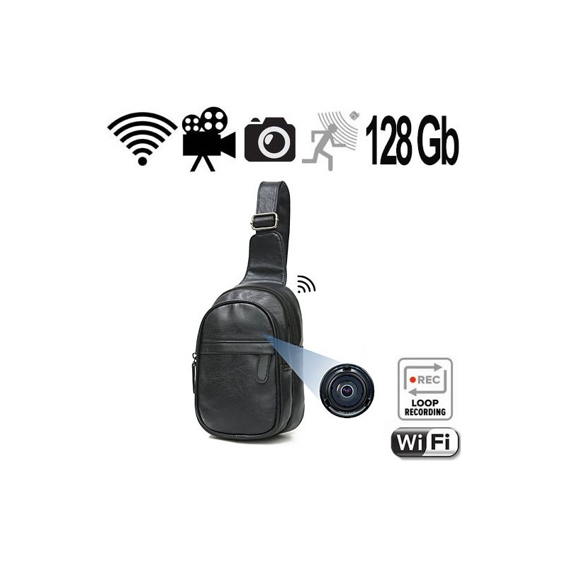 IP-HD-Spycam in Schulter-Umhängetasche IP-HD-Spycam in Schulter-Umhängetasche