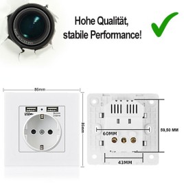 IP-HD-Spycam in Wandsteckdose, 2xUSB - Videoüberwachung - Bild 4