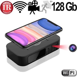Wifi SpyCam in Handy-Ladestation, 128 Gb - Videoüberwachung - Bild 1