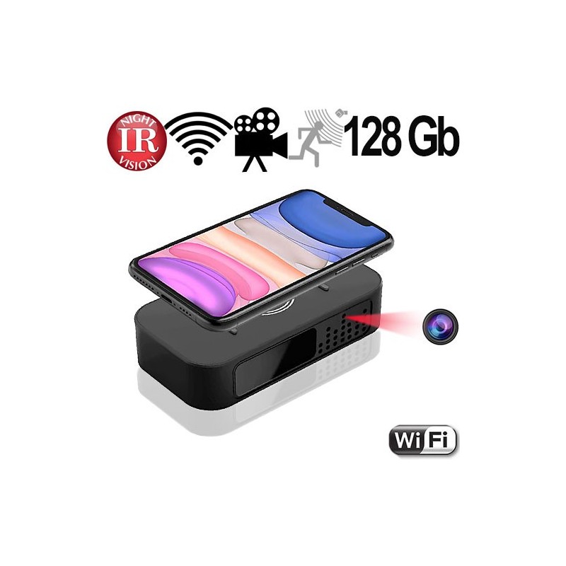 Wifi SpyCam in Handy-Ladestation, 128 Gb Wifi SpyCam in Handy-Ladestation, 128 Gb