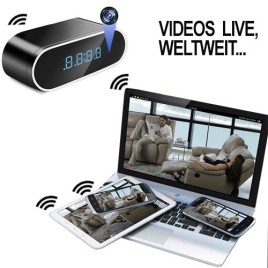 IP-LAN HD-Spycam getarnt im Wecker, 128Gb - Videoüberwachung - Bild 4