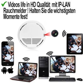 IP-LAN-SpyCam im Rauchmelder, 128 Gb - Videoüberwachung - Bild 3