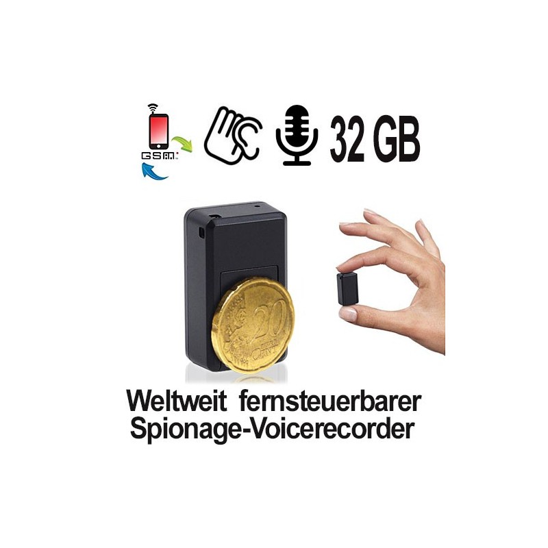 Fernsteuerbarer GSM Spionagerecorder