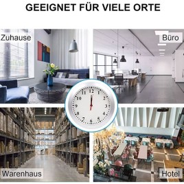 Full-HD Spy-Cam getarnt in Wanduhr, 128 GB - Videoüberwachung - Bild 3