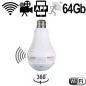 WIFI HD-SpyCam in LED-Lampe, 64 Gb WIFI HD-SpyCam in LED-Lampe, 64 Gb