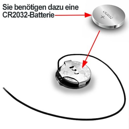 Funk-Abhörgerät Knopf 20-mW