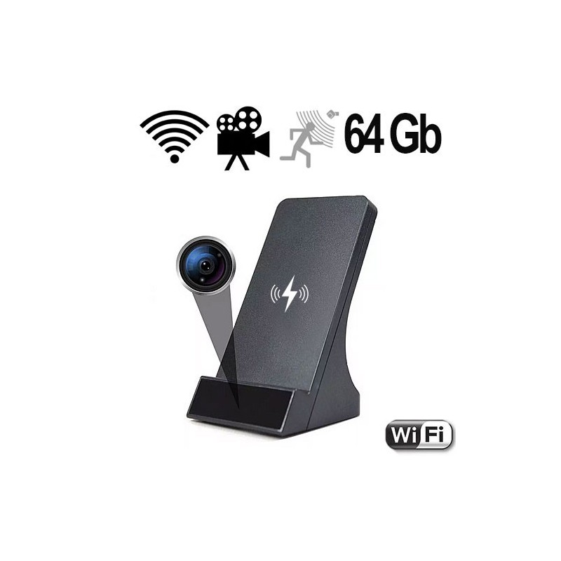 WIFI-HD-SpyCam in Handy-Ladestation WIFI-HD-SpyCam in Handy-Ladestation