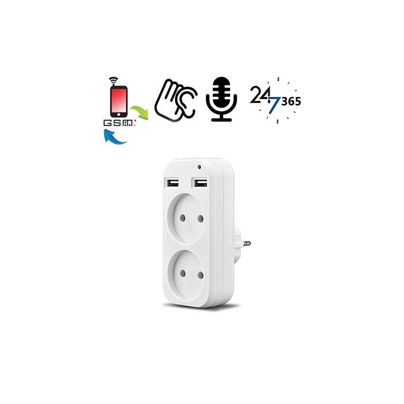GSM-Steckdosenadapter 2xUSB