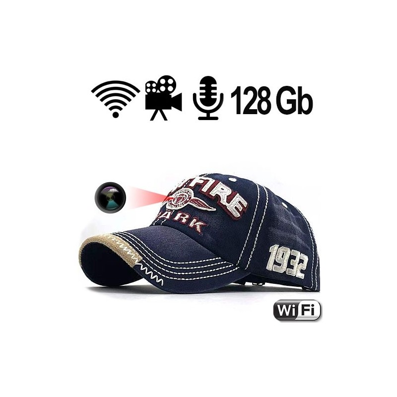 WIFI-HD SpyCam getarnt im Baseball Cap WIFI-HD SpyCam getarnt im Baseball Cap
