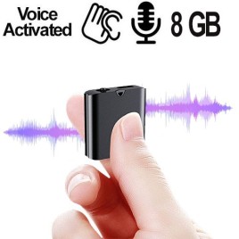 Mini SPY-Recorder, Audiowanze (VOX), 8 GB - Abhör-Recorder - Bild 1