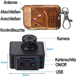 Mini-HD-SpyCam im Knopf-Objektiv, 128 Gb - Videoüberwachung - Bild 3