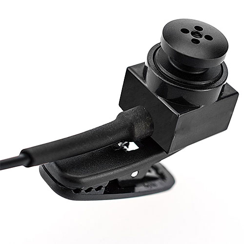 Mini Knopflochkamera für diskrete HD-Videoübertragung